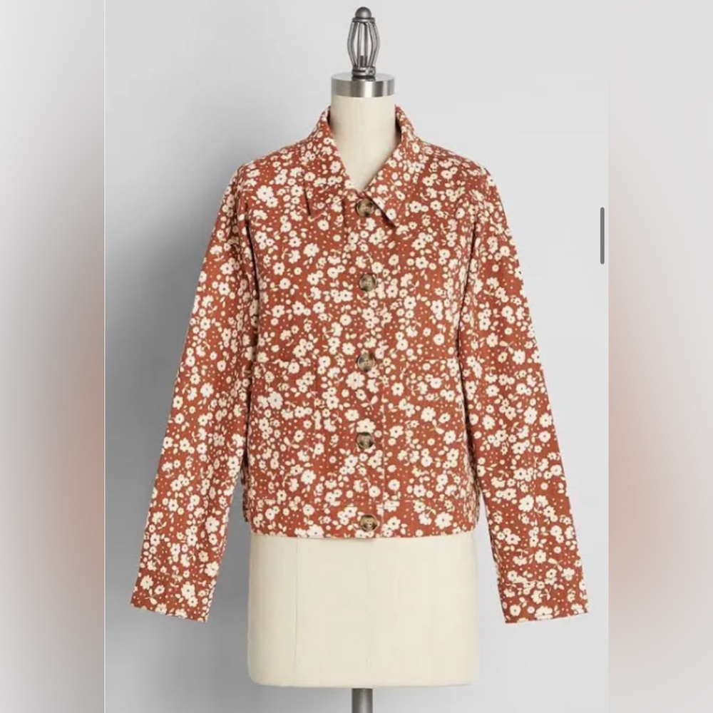 ModCloth button front jacket